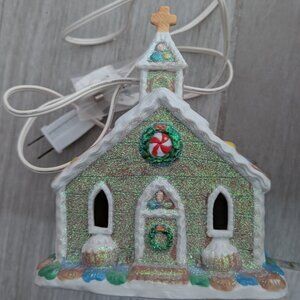 Gingerbread-Style Christmas Village Church